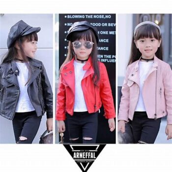 veste en cuir " Rock princesse"